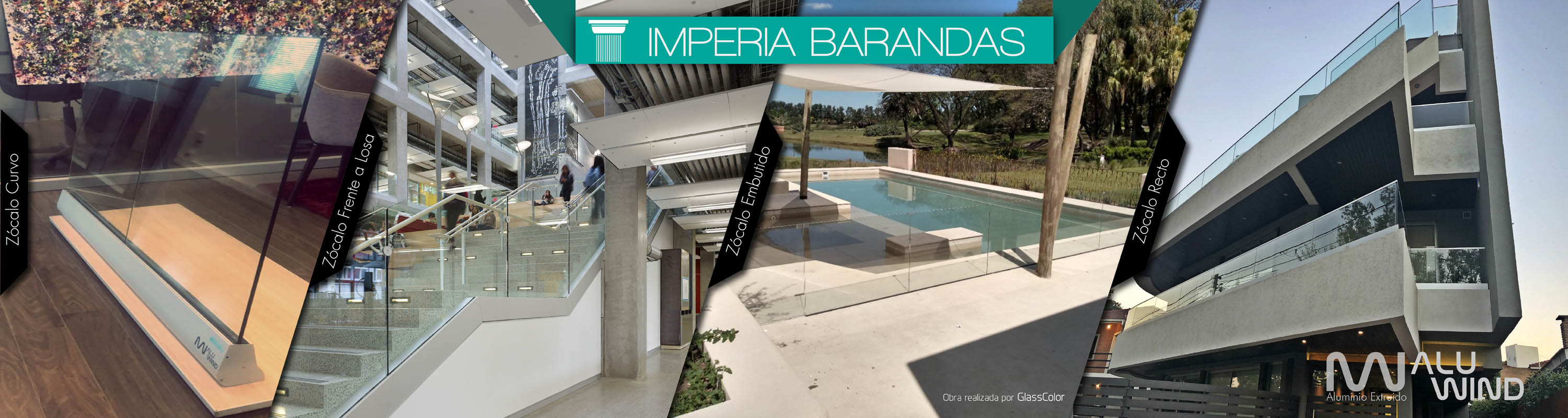 Barandas de aluminio Premium IMPERIA Aluwind